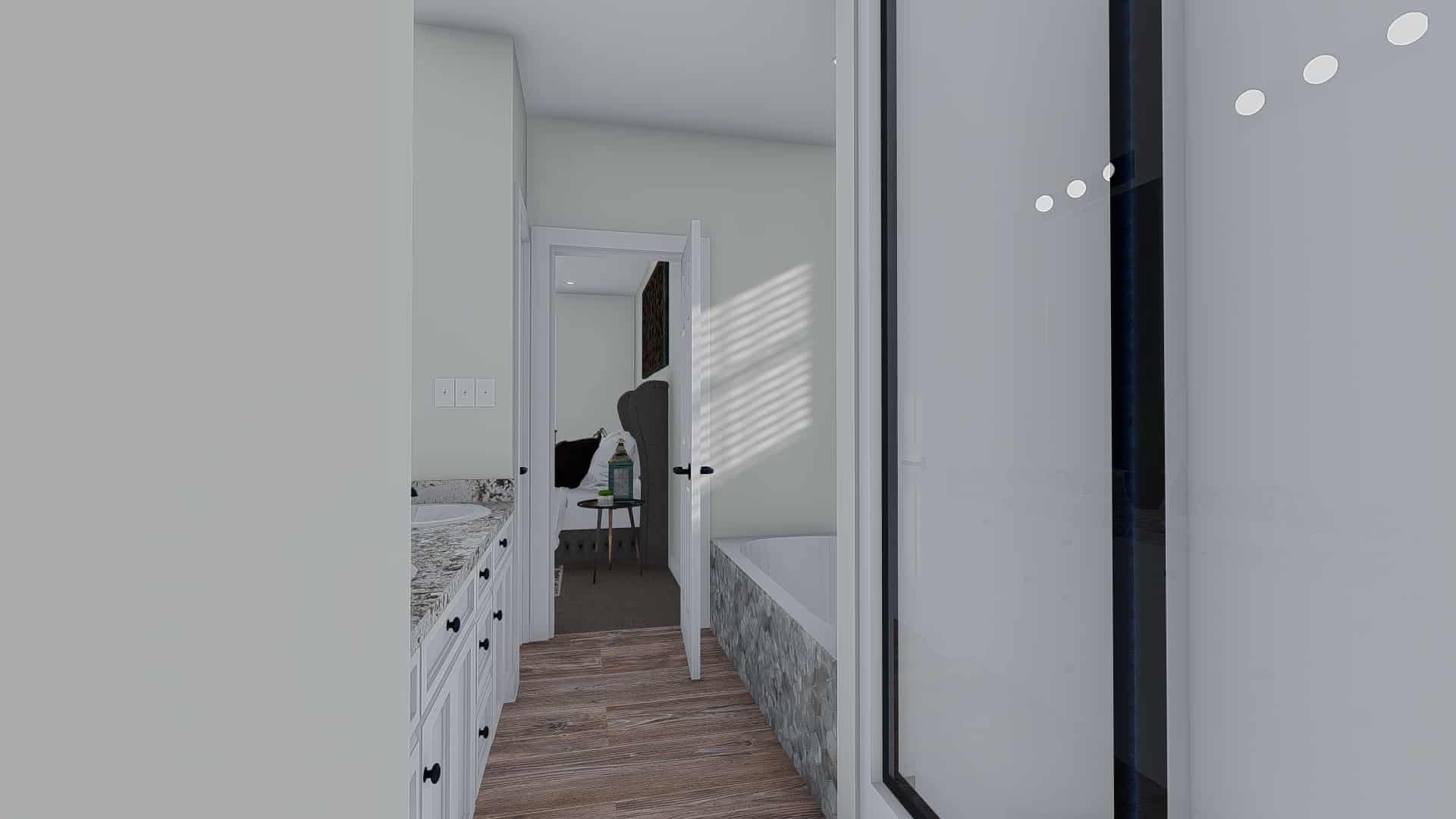 Master Bathroom of this 2-Bedroom, 1641 Sq Ft Plan - 187-1174