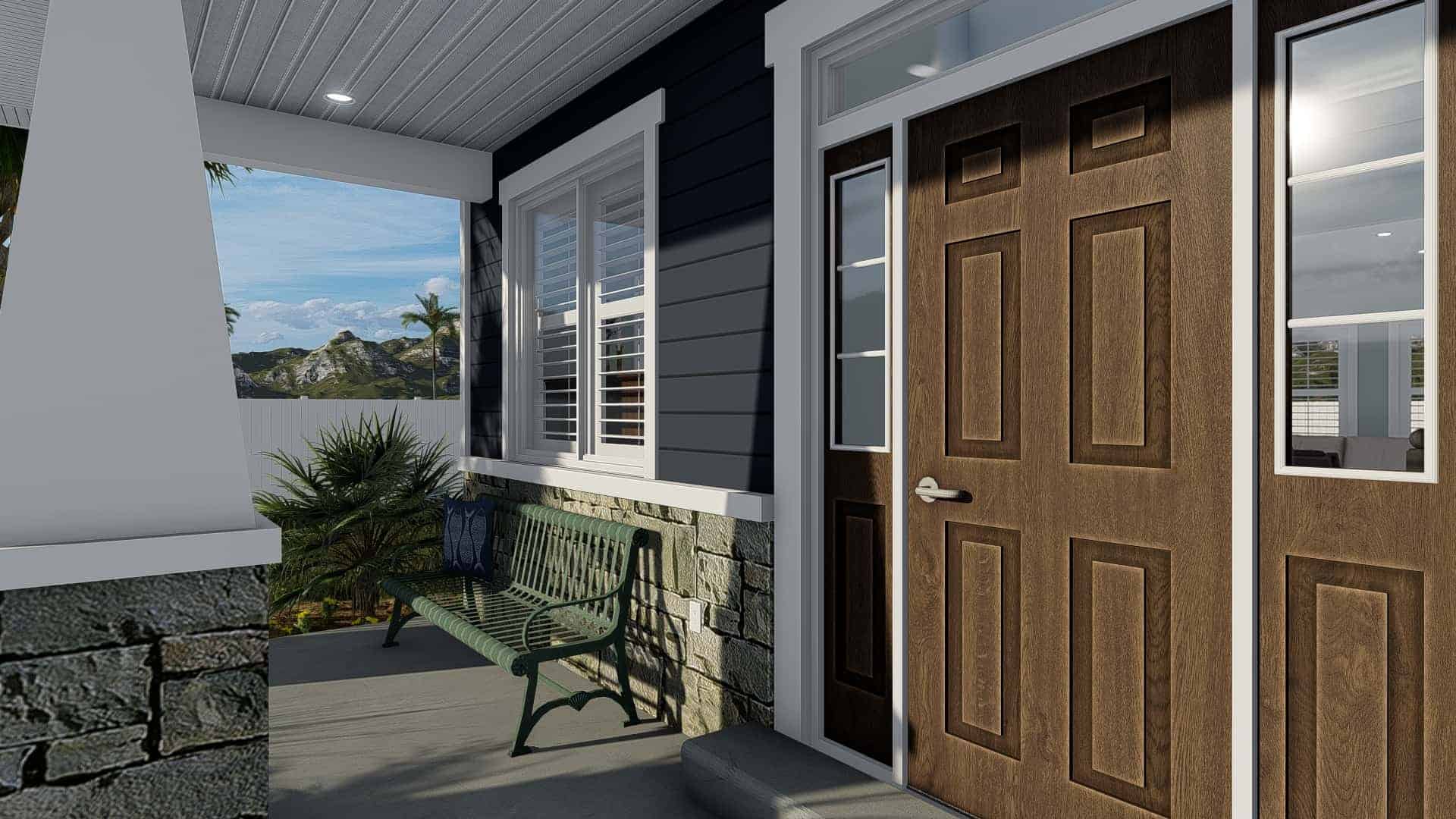 Front Door of this 4-Bedroom,2313 Sq Ft Plan -187-1175