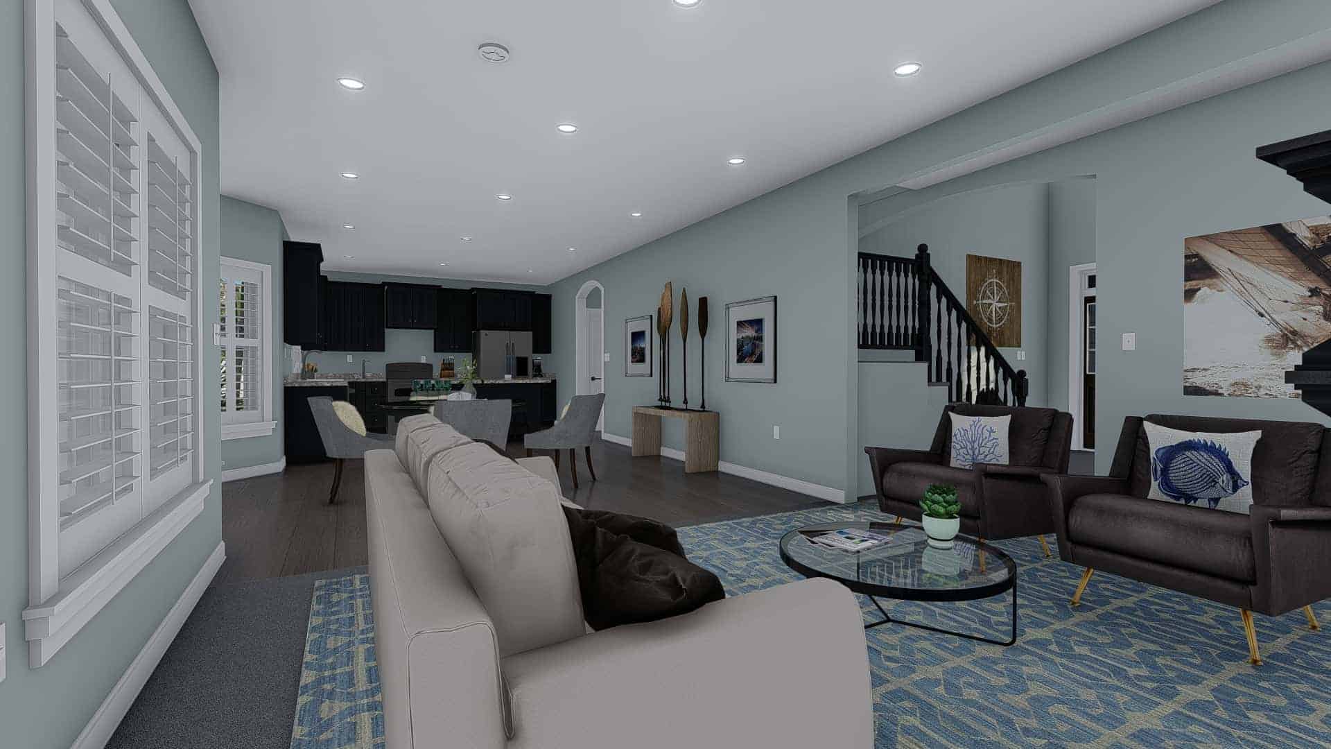 Left Side View of this 4-Bedroom,2313 Sq Ft Plan -187-1175