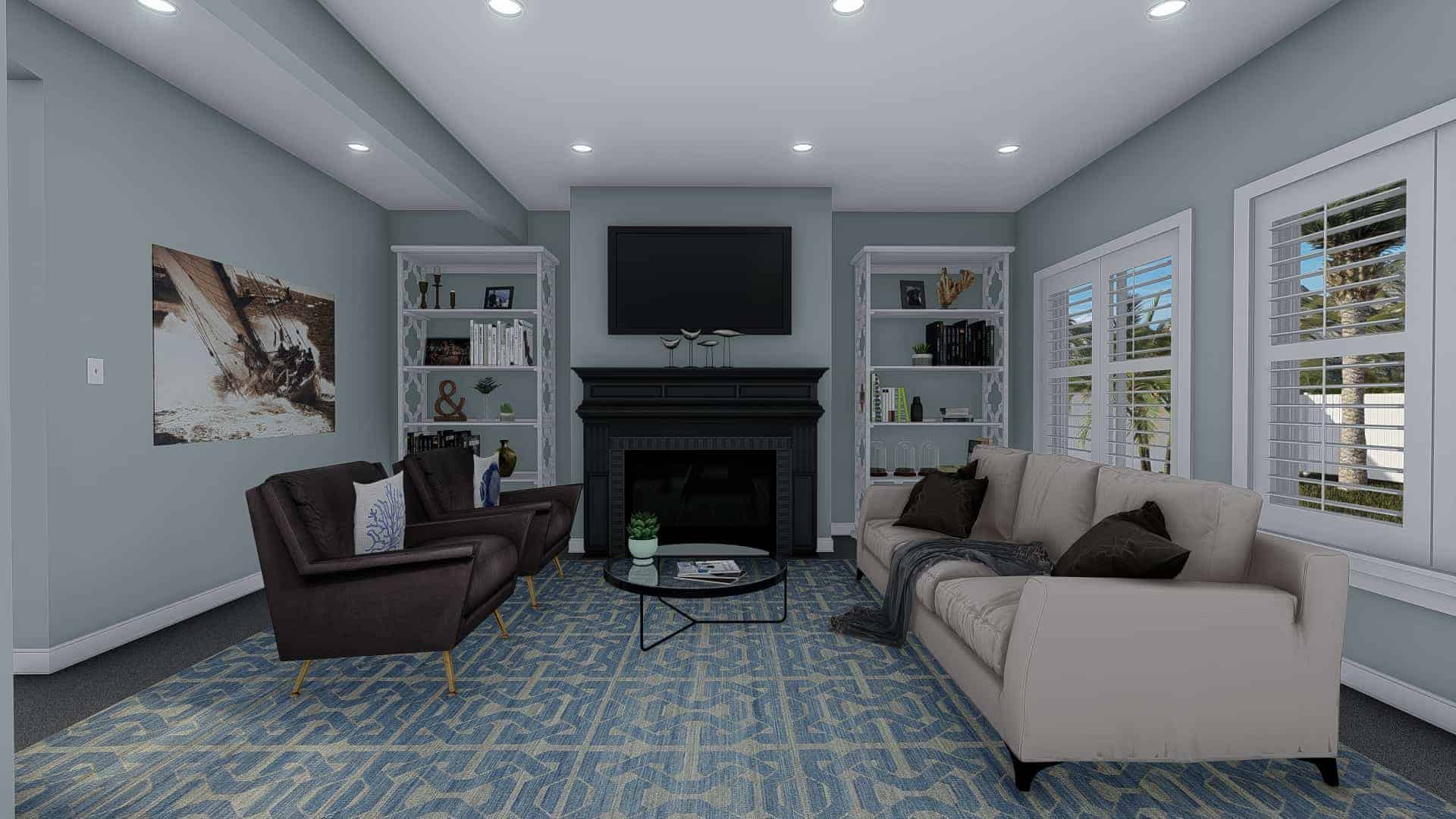 Family Room of this 4-Bedroom,2313 Sq Ft Plan -187-1175
