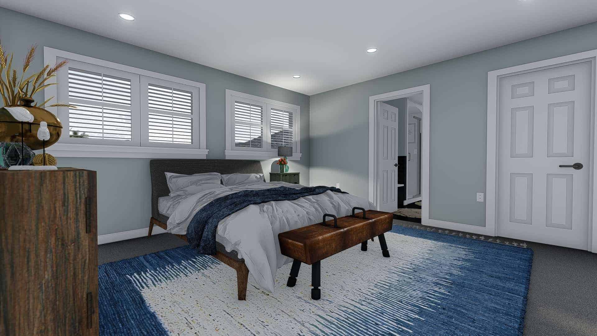 Master Bedroom of this 4-Bedroom,2313 Sq Ft Plan -187-1175