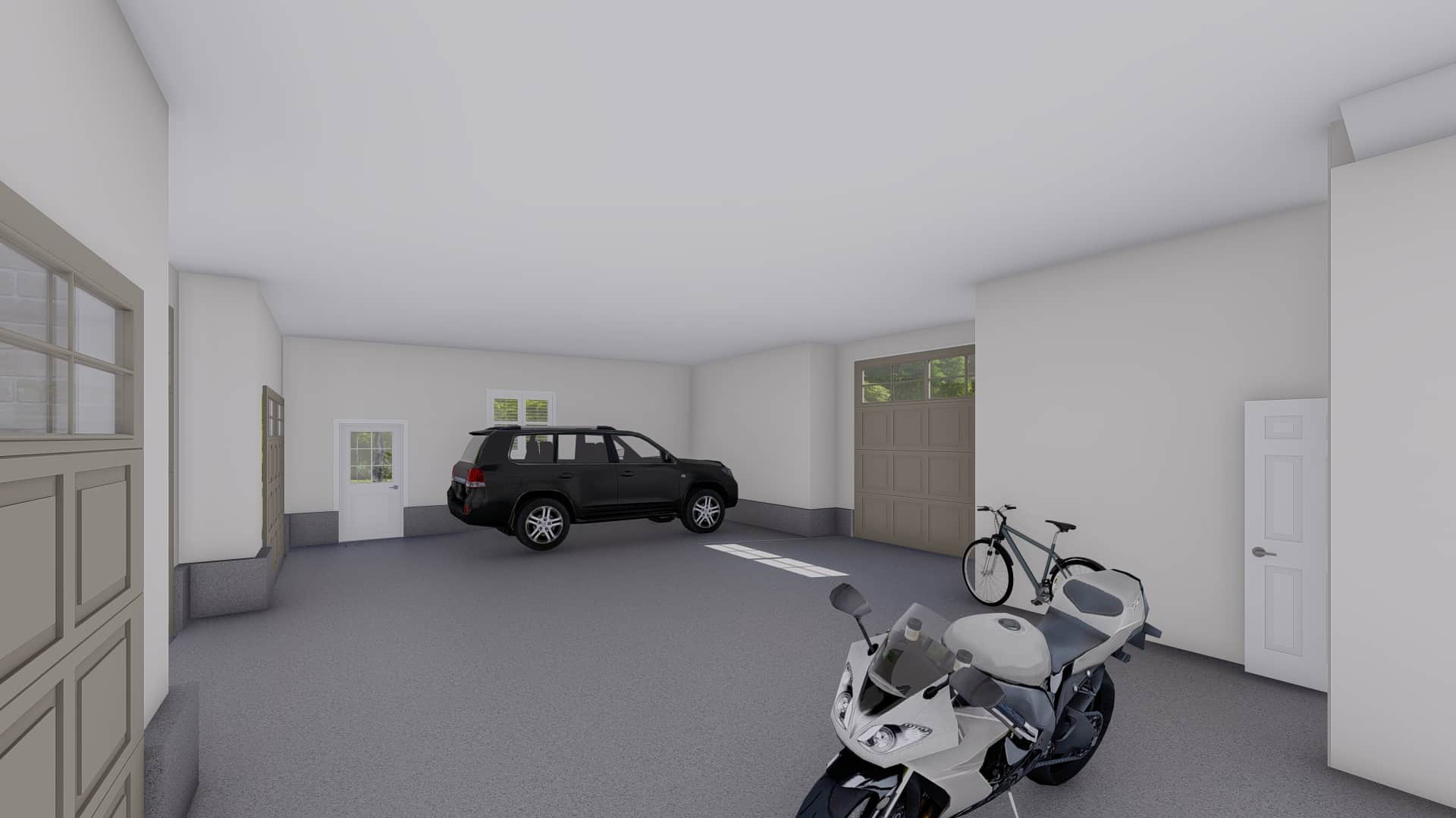 Garage of this 1-Bedroom,2296 Sq Ft Plan -187-1176