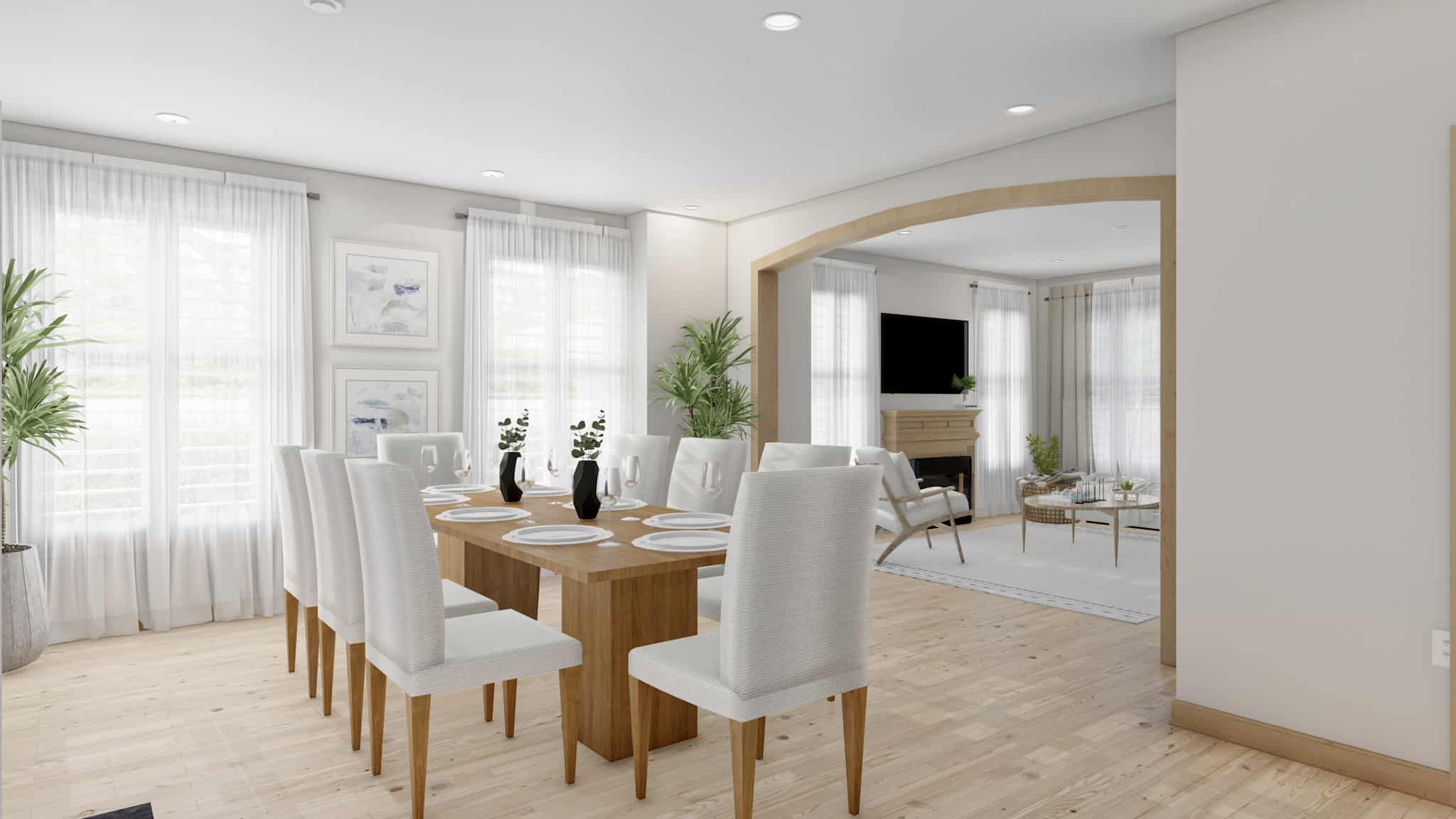Dining Room of this 4-Bedroom,2864 Sq Ft Plan -187-1177
