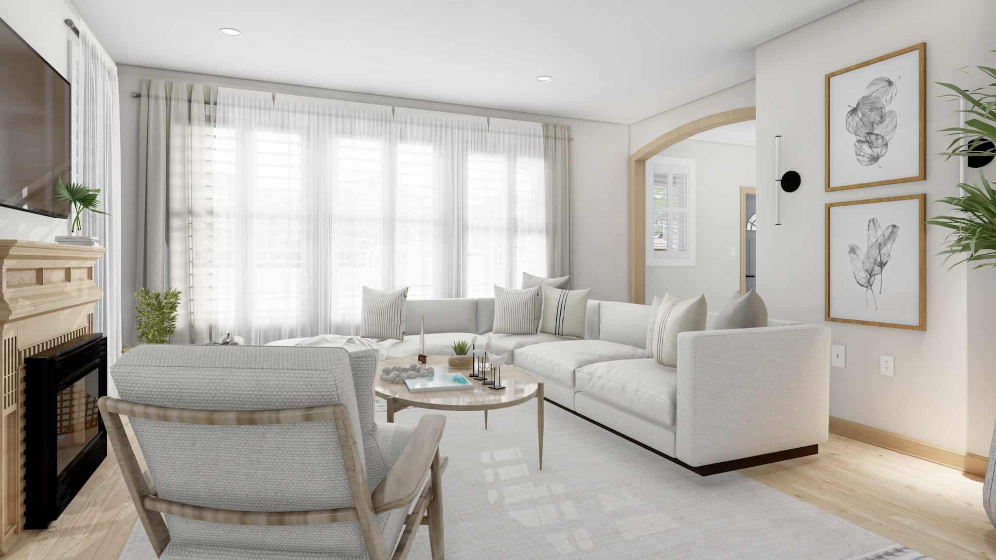 Family Room of this 4-Bedroom,2864 Sq Ft Plan -187-1177