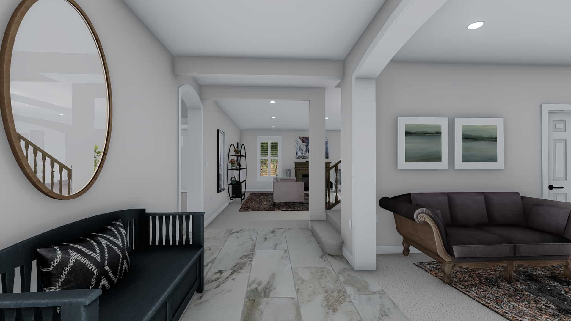 Home Office: Den of this 5-Bedroom,3859 Sq Ft Plan -187-1179