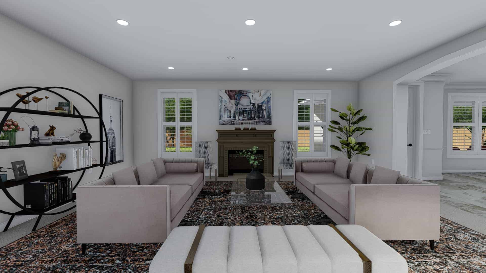 Family Room of this 5-Bedroom,3859 Sq Ft Plan -187-1179