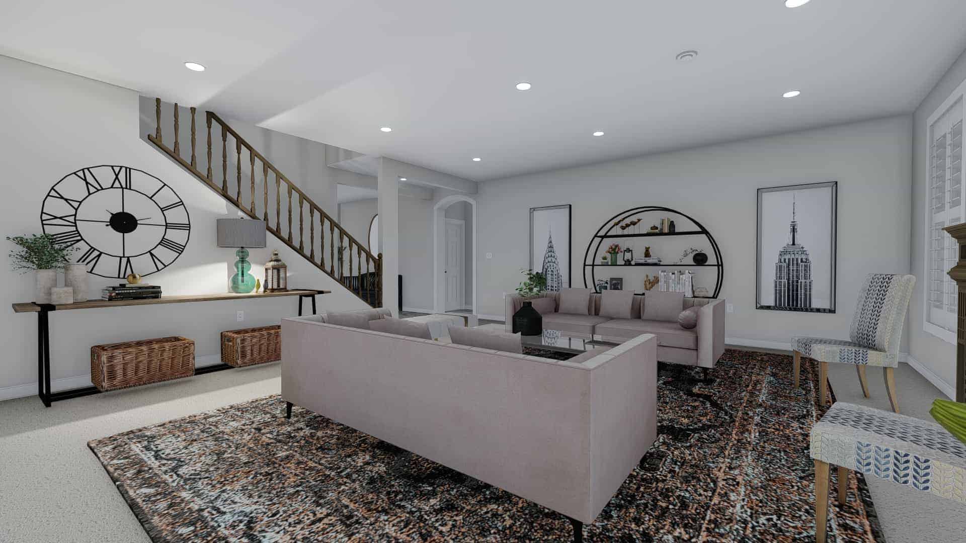 Family Room of this 5-Bedroom,3859 Sq Ft Plan -187-1179