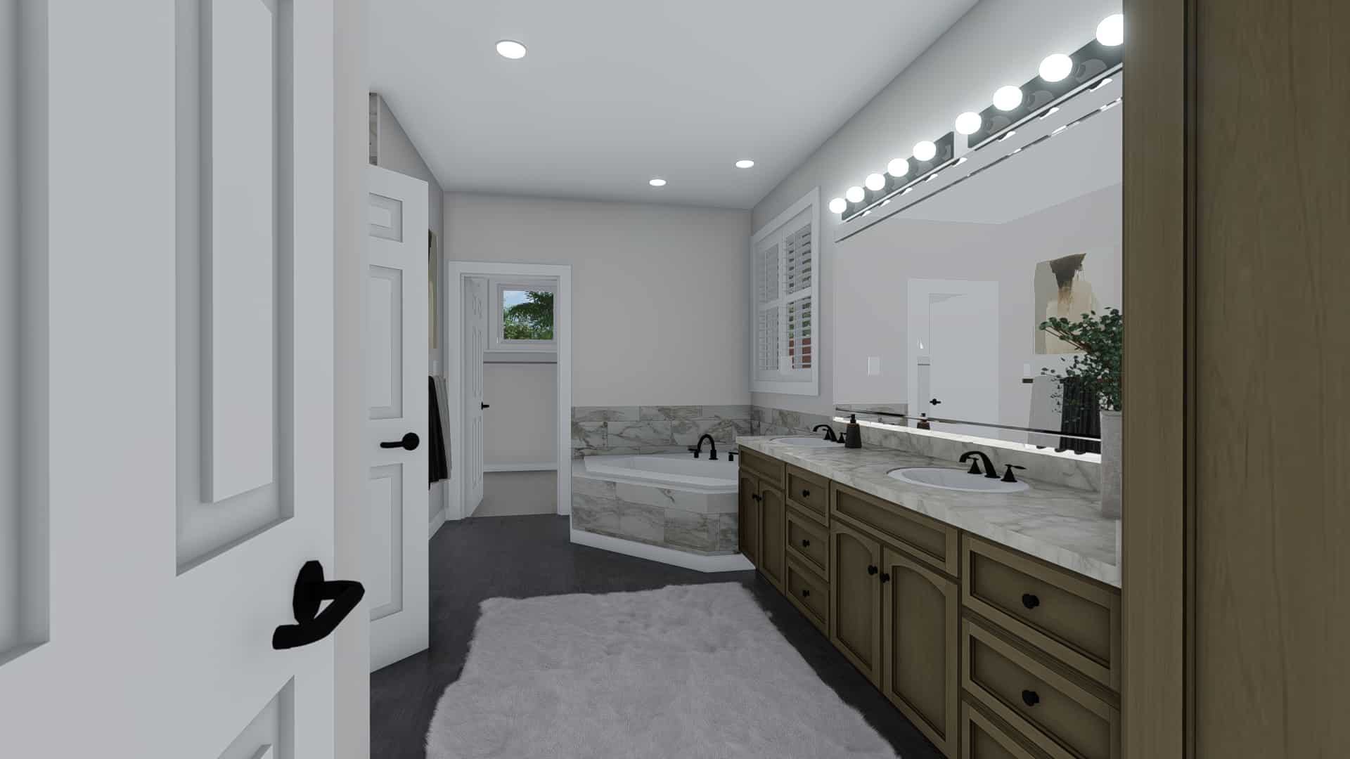 Master Bathroom of this 5-Bedroom,3859 Sq Ft Plan -187-1179