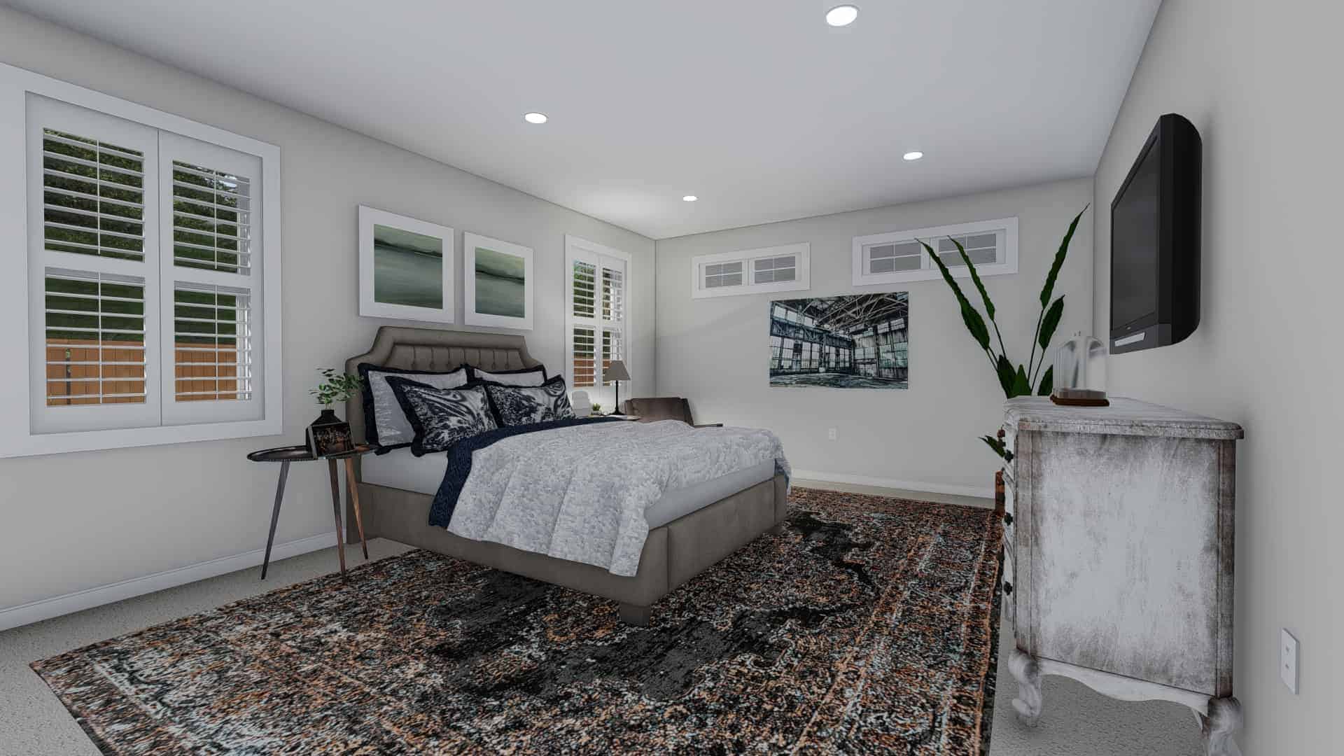 Master Bedroom of this 5-Bedroom,3859 Sq Ft Plan -187-1179