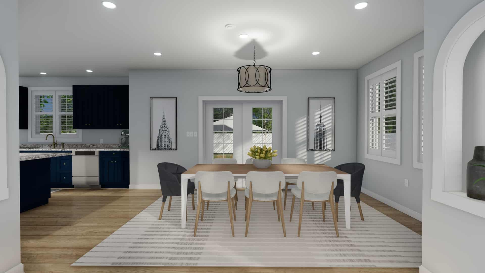 Dining Room of this 5-Bedroom,2483 Sq Ft Plan -187-1180
