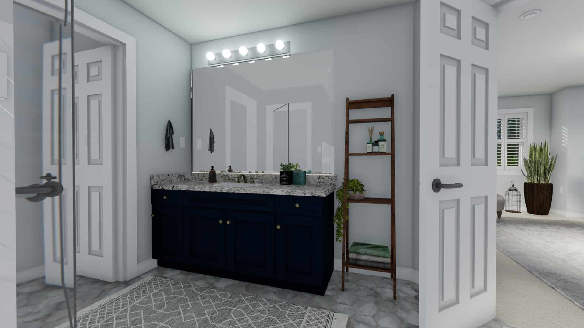 Master Bathroom of this 5-Bedroom,2483 Sq Ft Plan -187-1180