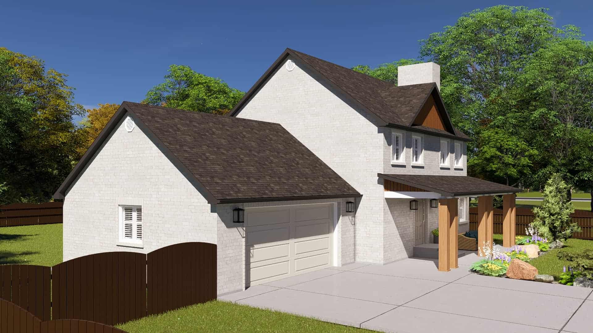 Left Side View of this 4-Bedroom,2010 Sq Ft Plan -187-1183