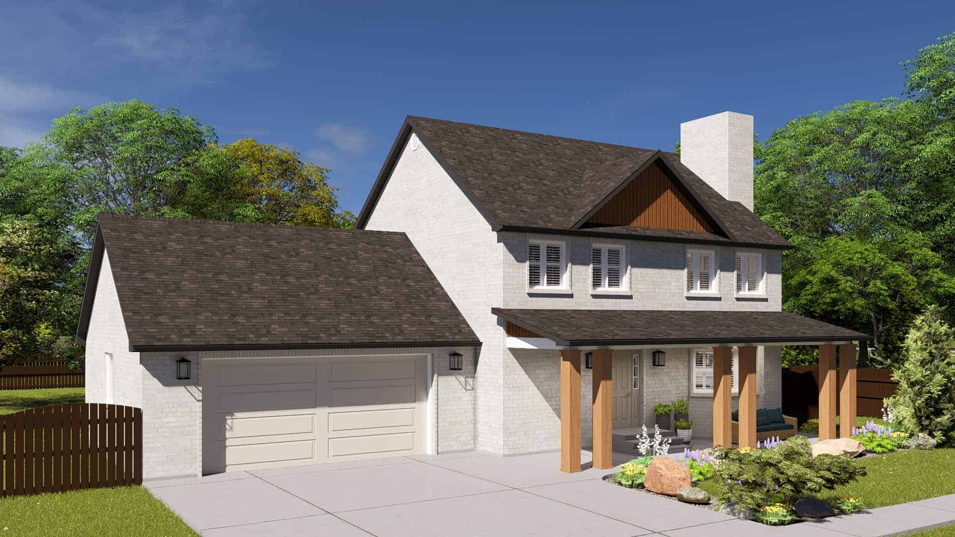 Left Side View of this 4-Bedroom,2010 Sq Ft Plan -187-1183