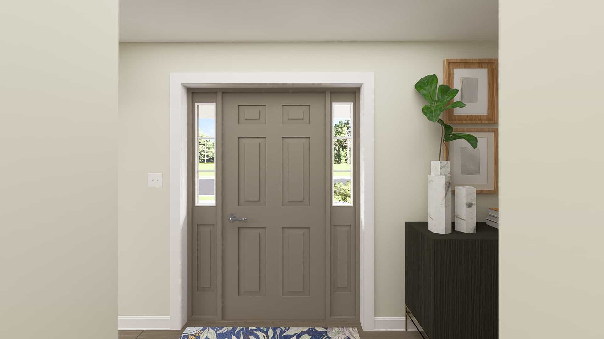 Front Door of this 4-Bedroom,2010 Sq Ft Plan -187-1183