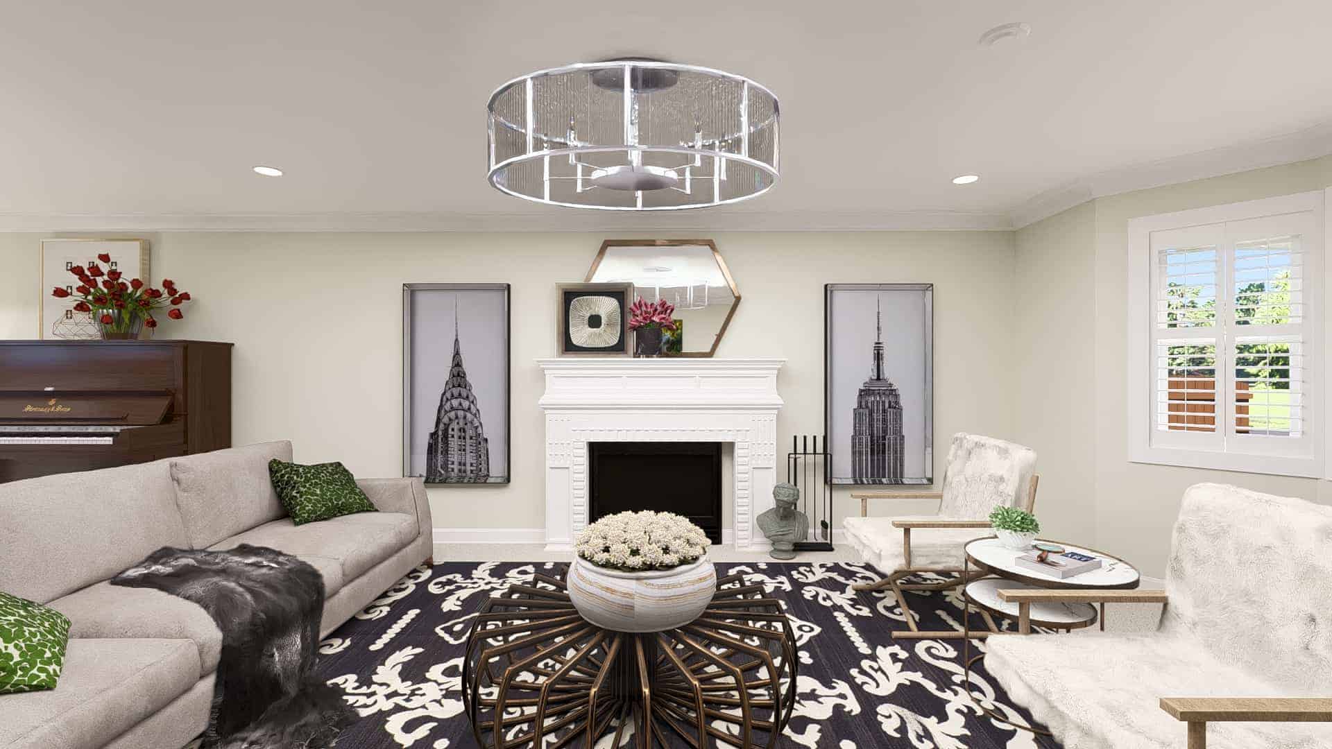 Family Room of this 4-Bedroom,2010 Sq Ft Plan -187-1183