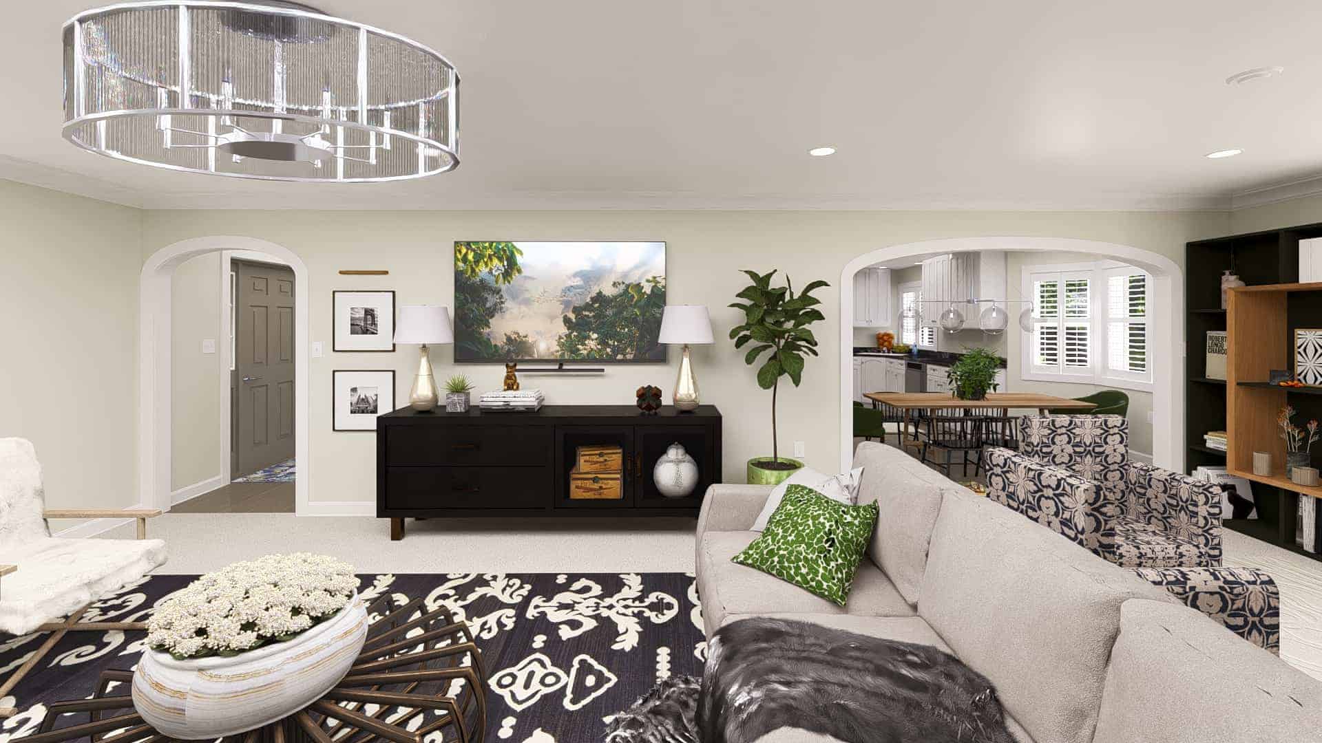 Family Room of this 4-Bedroom,2010 Sq Ft Plan -187-1183