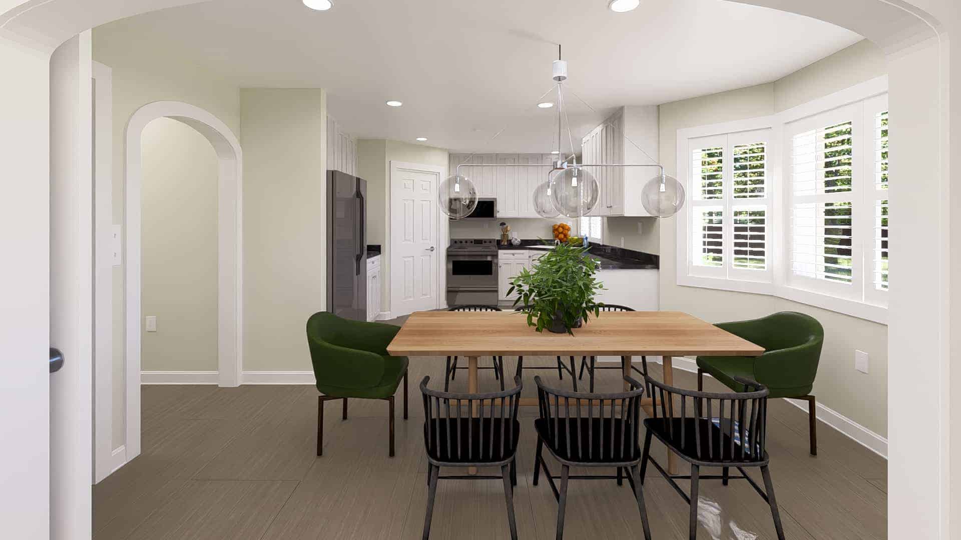 Dining Room of this 4-Bedroom,2010 Sq Ft Plan -187-1183