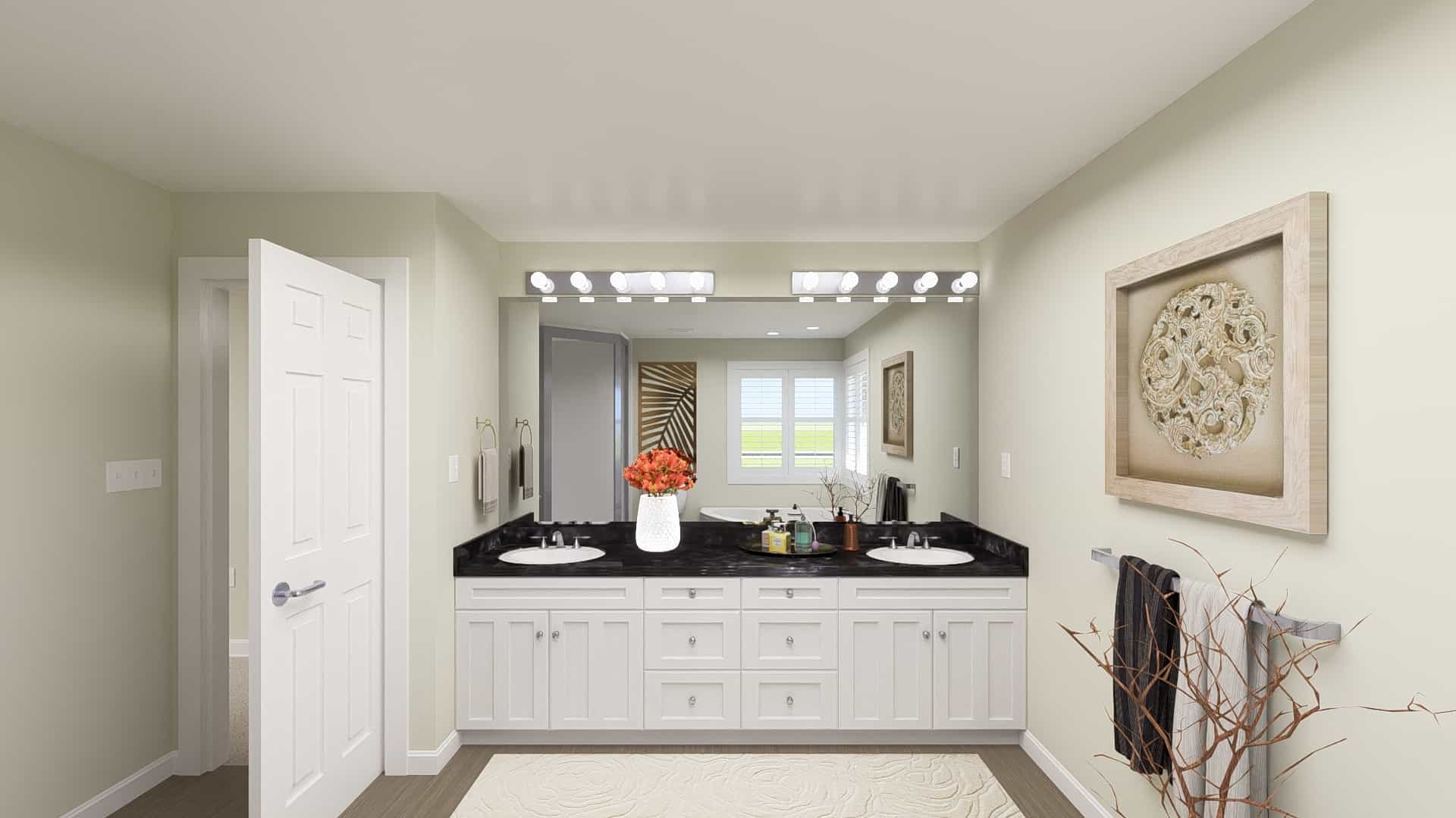 Master Bathroom: Sink/Vanity of this 4-Bedroom,2010 Sq Ft Plan -187-1183