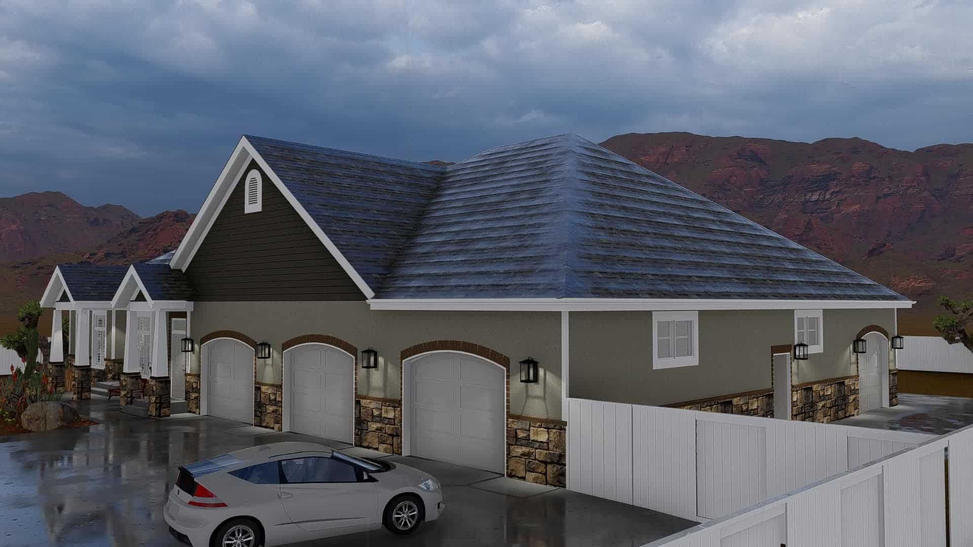 Right Side View of this 7-Bedroom,4744 Sq Ft Plan -187-1184