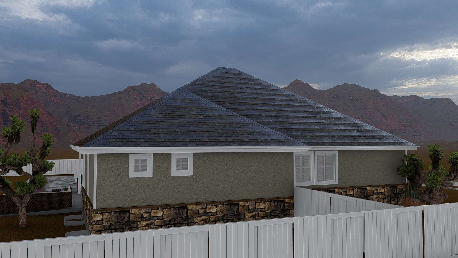 Left Side View of this 7-Bedroom,4744 Sq Ft Plan -187-1184