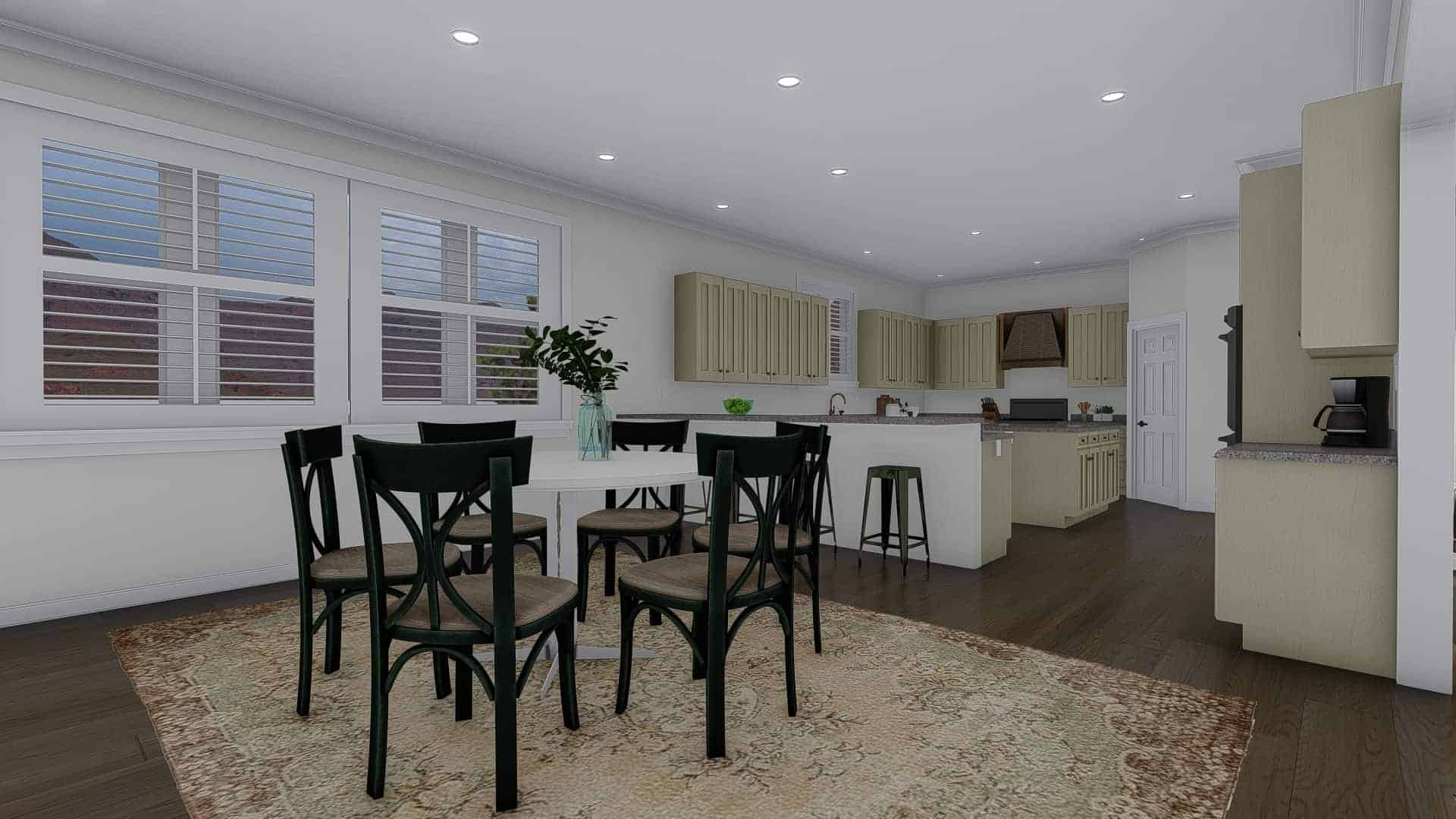 Dining Room of this 7-Bedroom,4744 Sq Ft Plan -187-1184