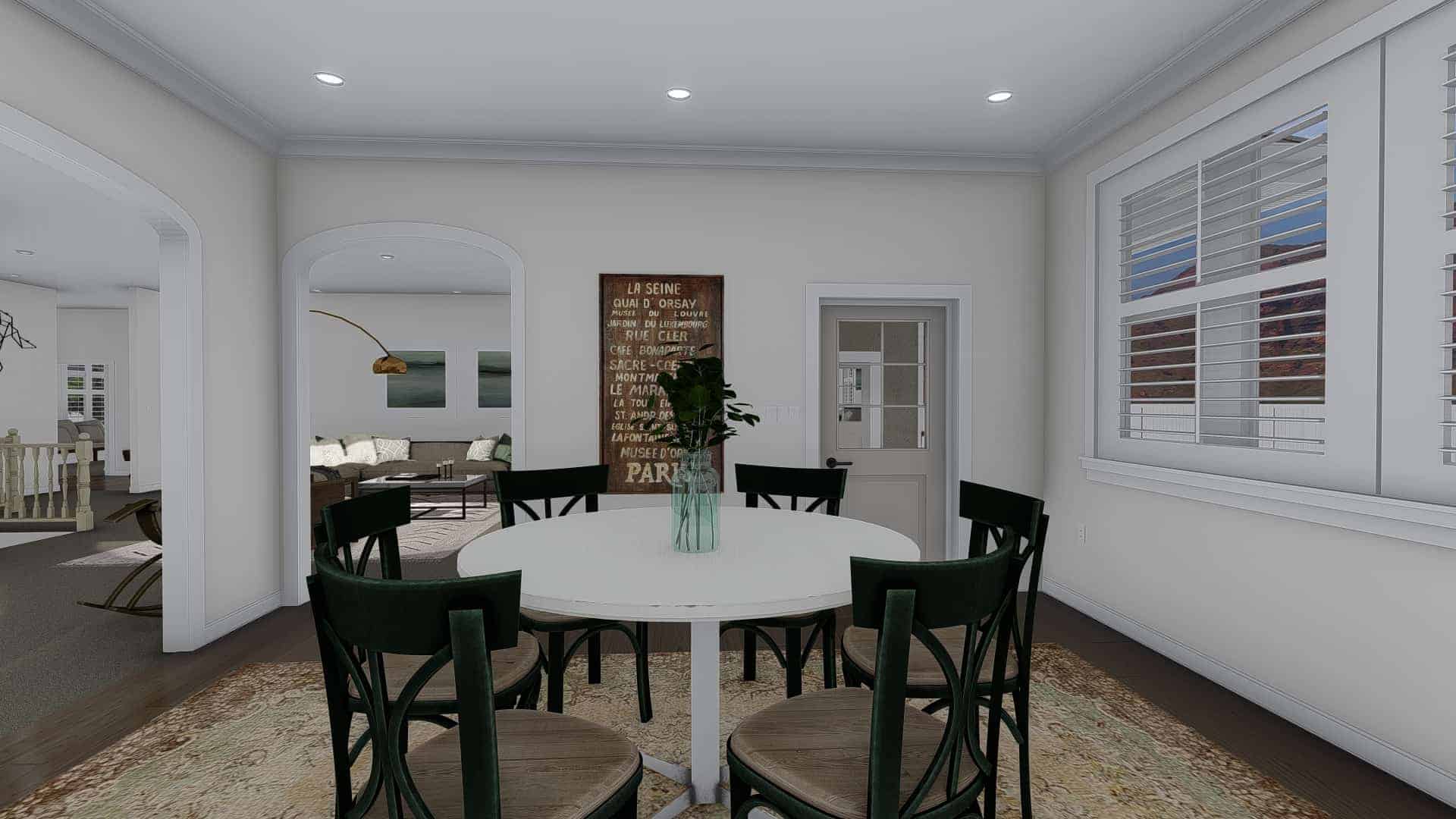 Dining Room of this 7-Bedroom,4744 Sq Ft Plan -187-1184