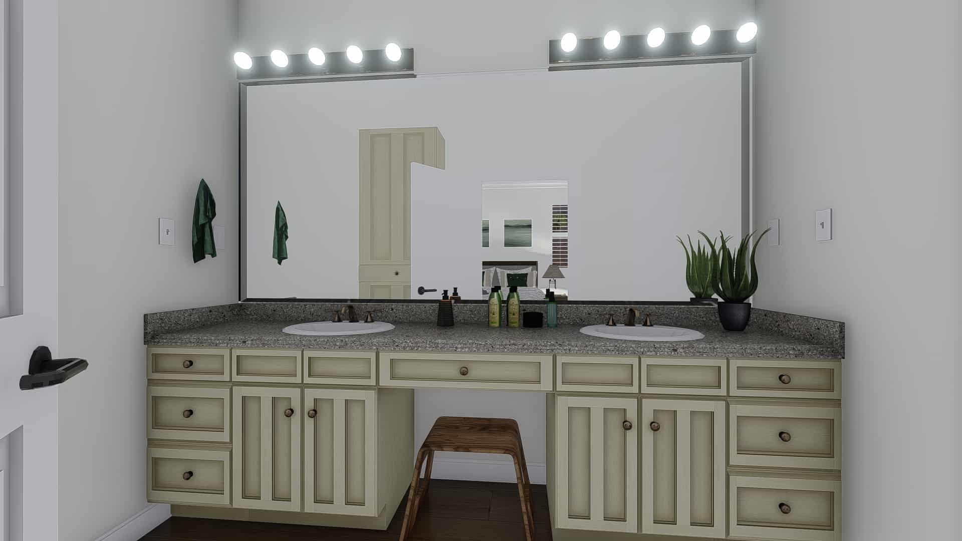 Master Bathroom: Sink/Vanity of this 7-Bedroom,4744 Sq Ft Plan -187-1184
