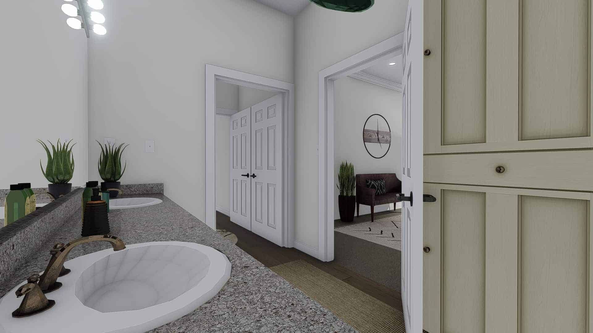 Master Bathroom of this 7-Bedroom,4744 Sq Ft Plan -187-1184
