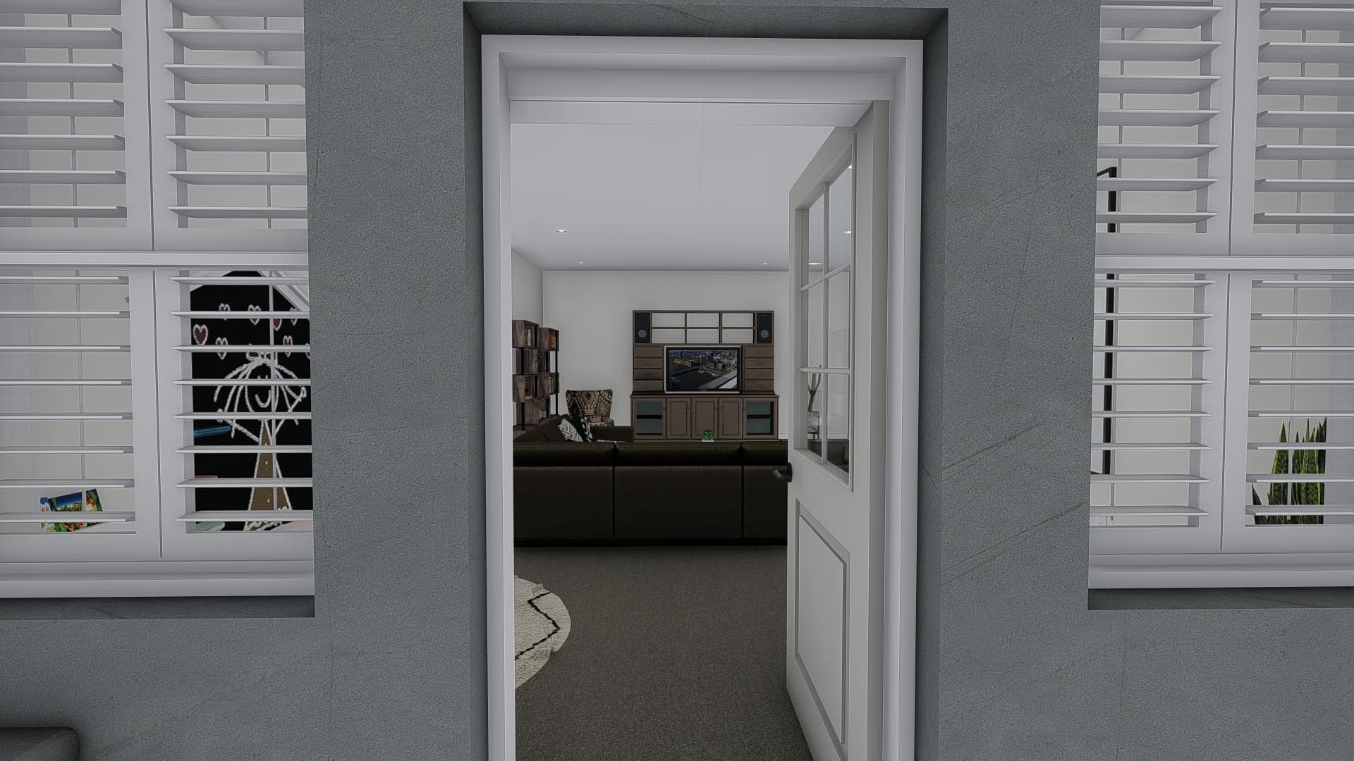Entry Hall of this 7-Bedroom,4744 Sq Ft Plan -187-1184