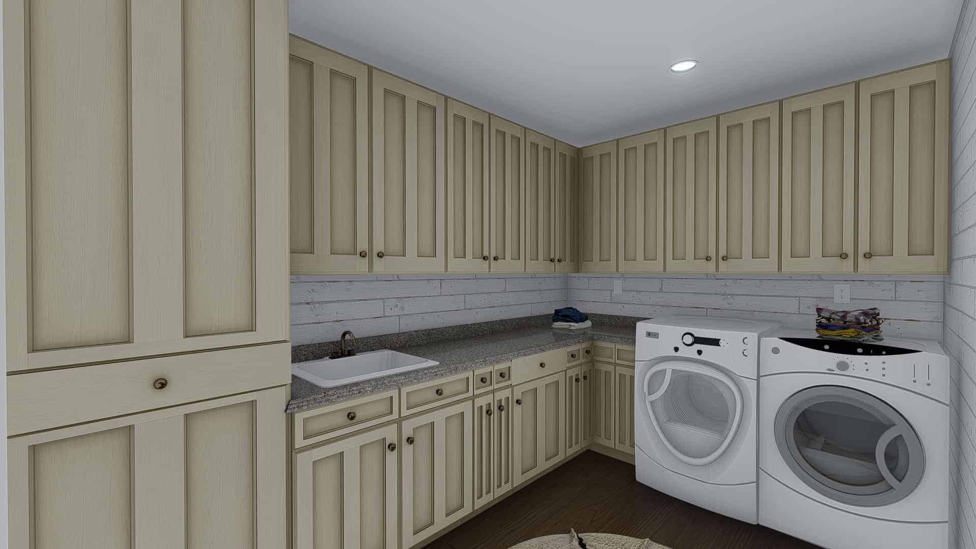 Laundry Room of this 7-Bedroom,4744 Sq Ft Plan -187-1184
