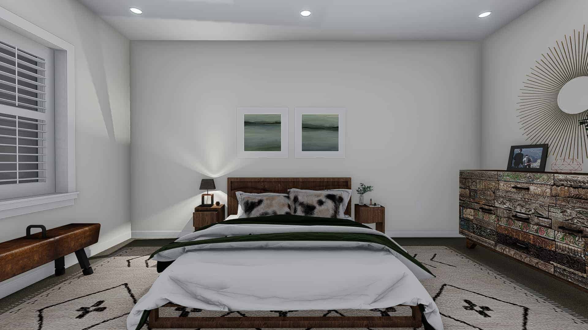 Master Bedroom of this 7-Bedroom,4744 Sq Ft Plan -187-1184