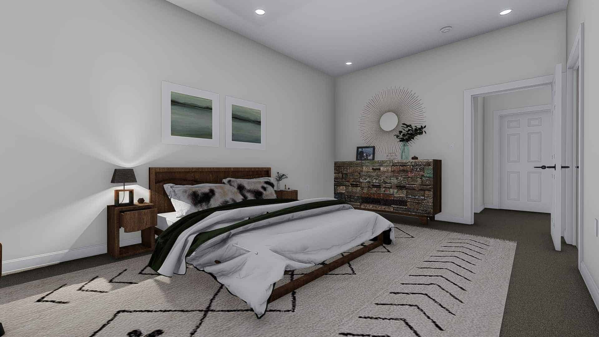 Master Bedroom of this 7-Bedroom,4744 Sq Ft Plan -187-1184