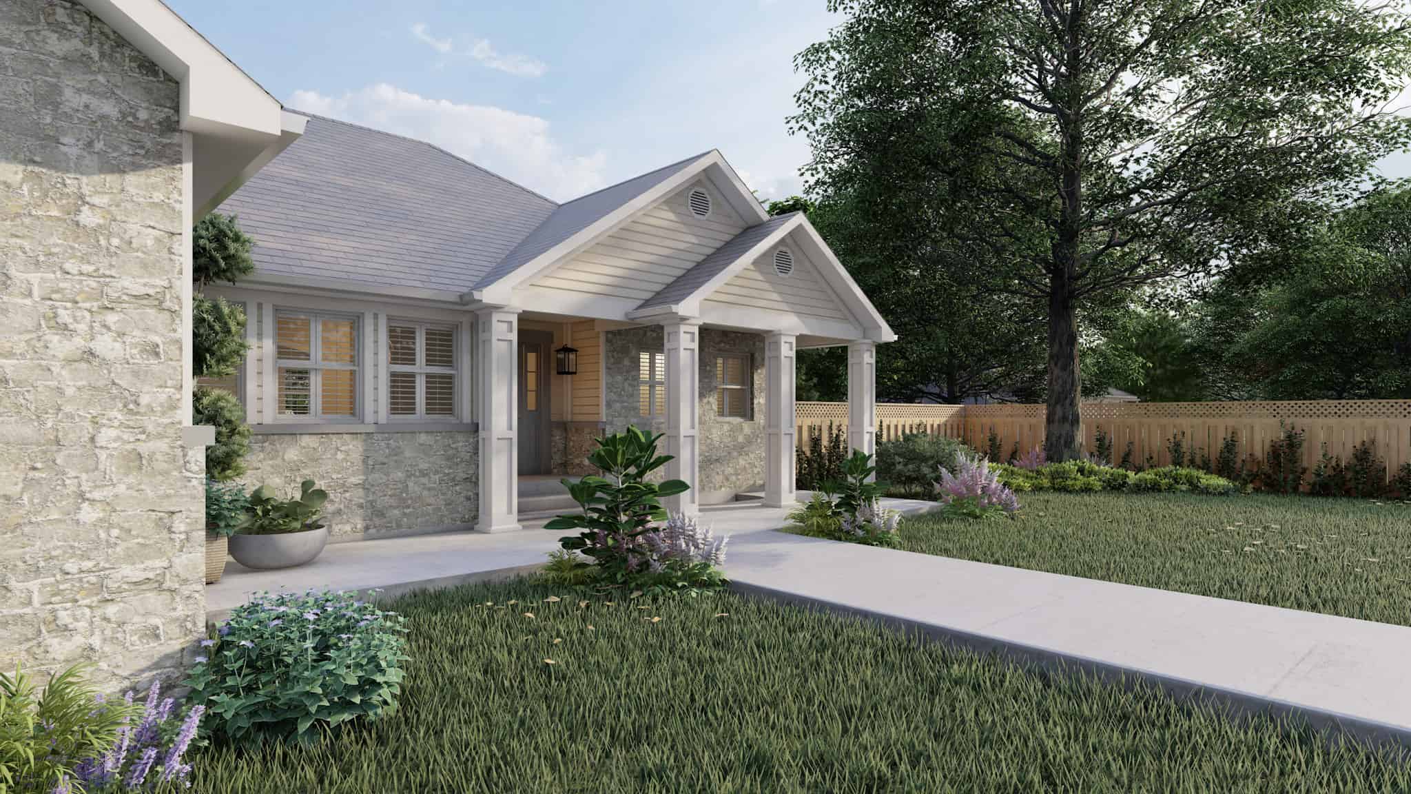 Left Side View of this 6-Bedroom,2084 Sq Ft Plan -187-1185