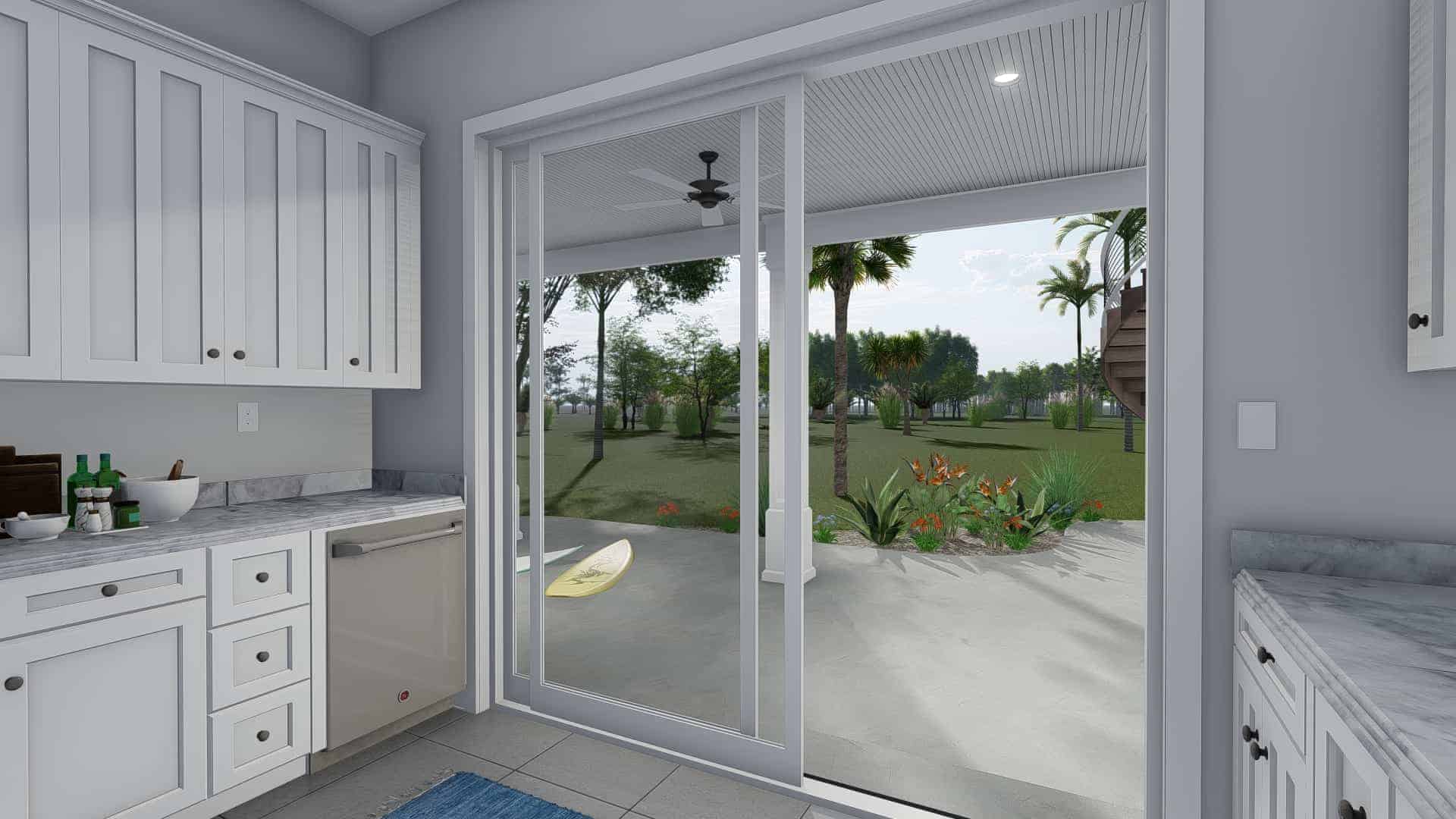 Kitchen of this 1-Bedroom,1 Sq Ft Plan -187-1186