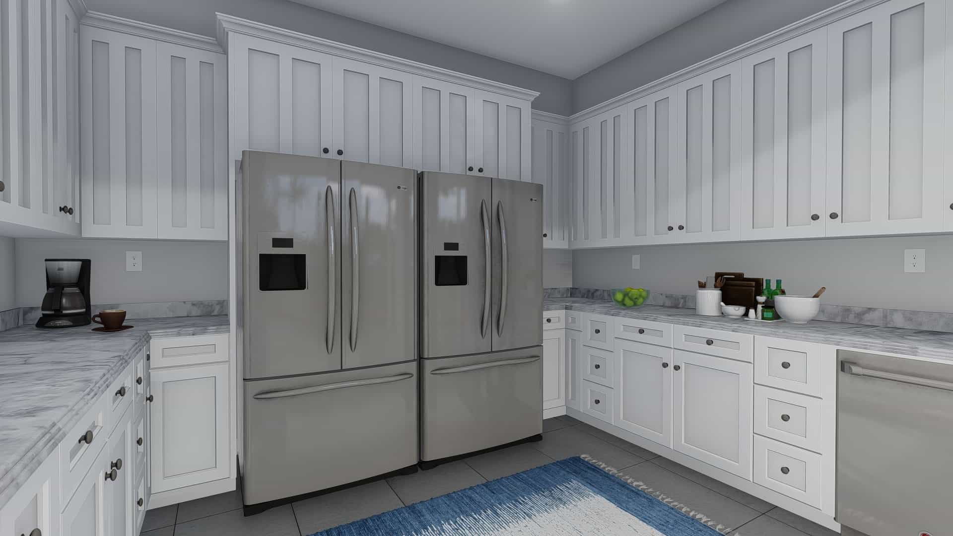 Kitchen of this 1-Bedroom,1 Sq Ft Plan -187-1186