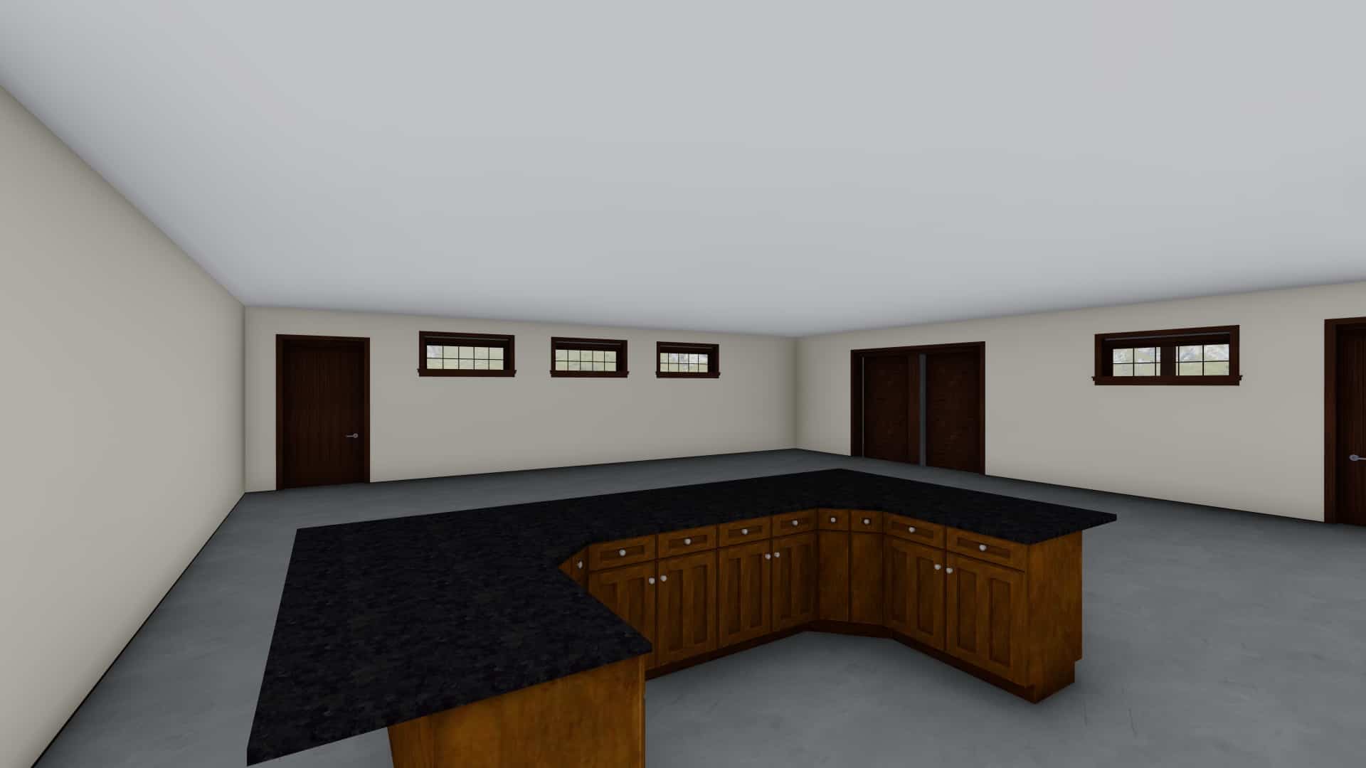 Kitchen of this 0-Bedroom,12163 Sq Ft Plan -187-1187
