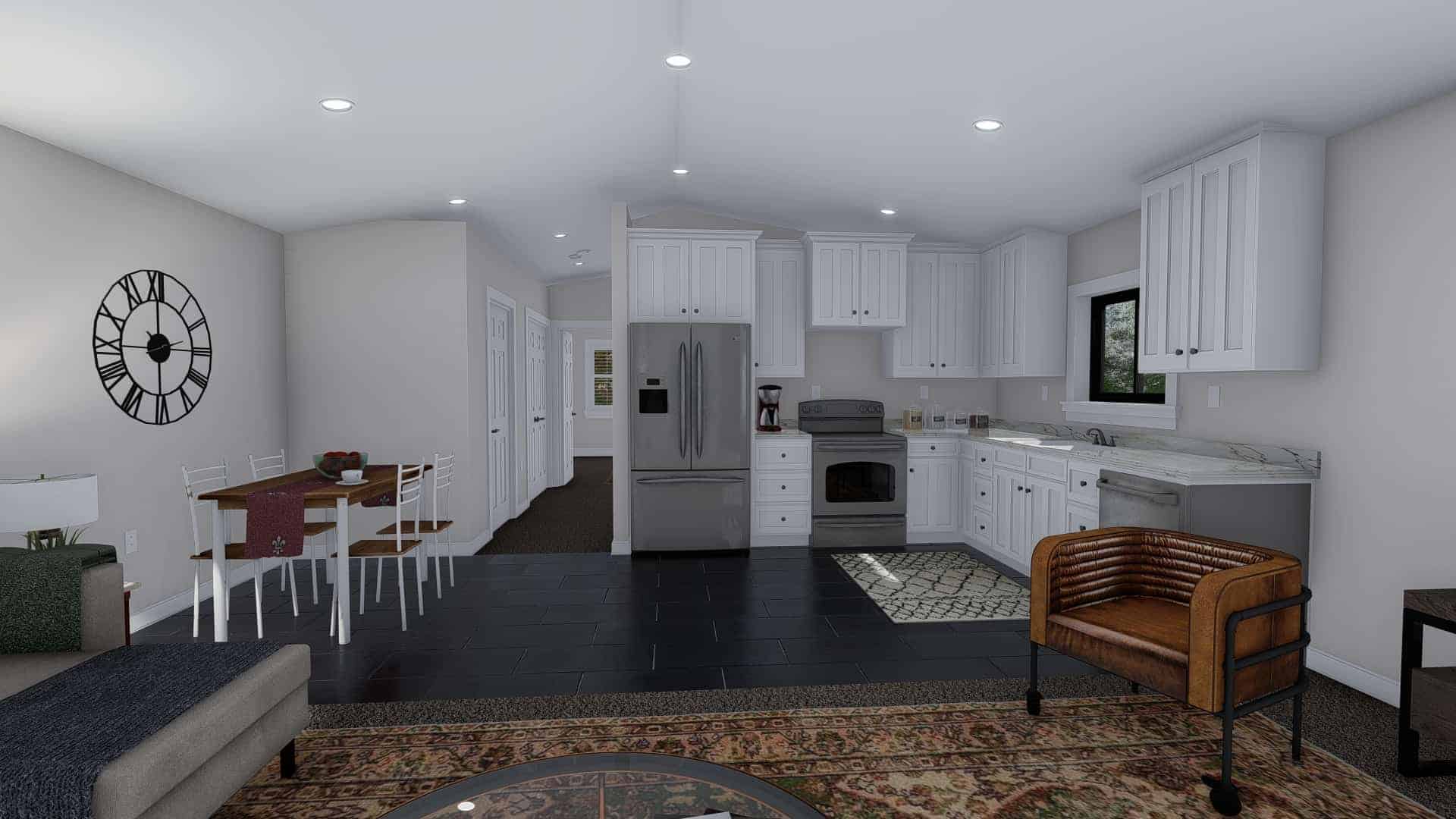 Kitchen of this 1-Bedroom,2640 Sq Ft Plan -187-1188