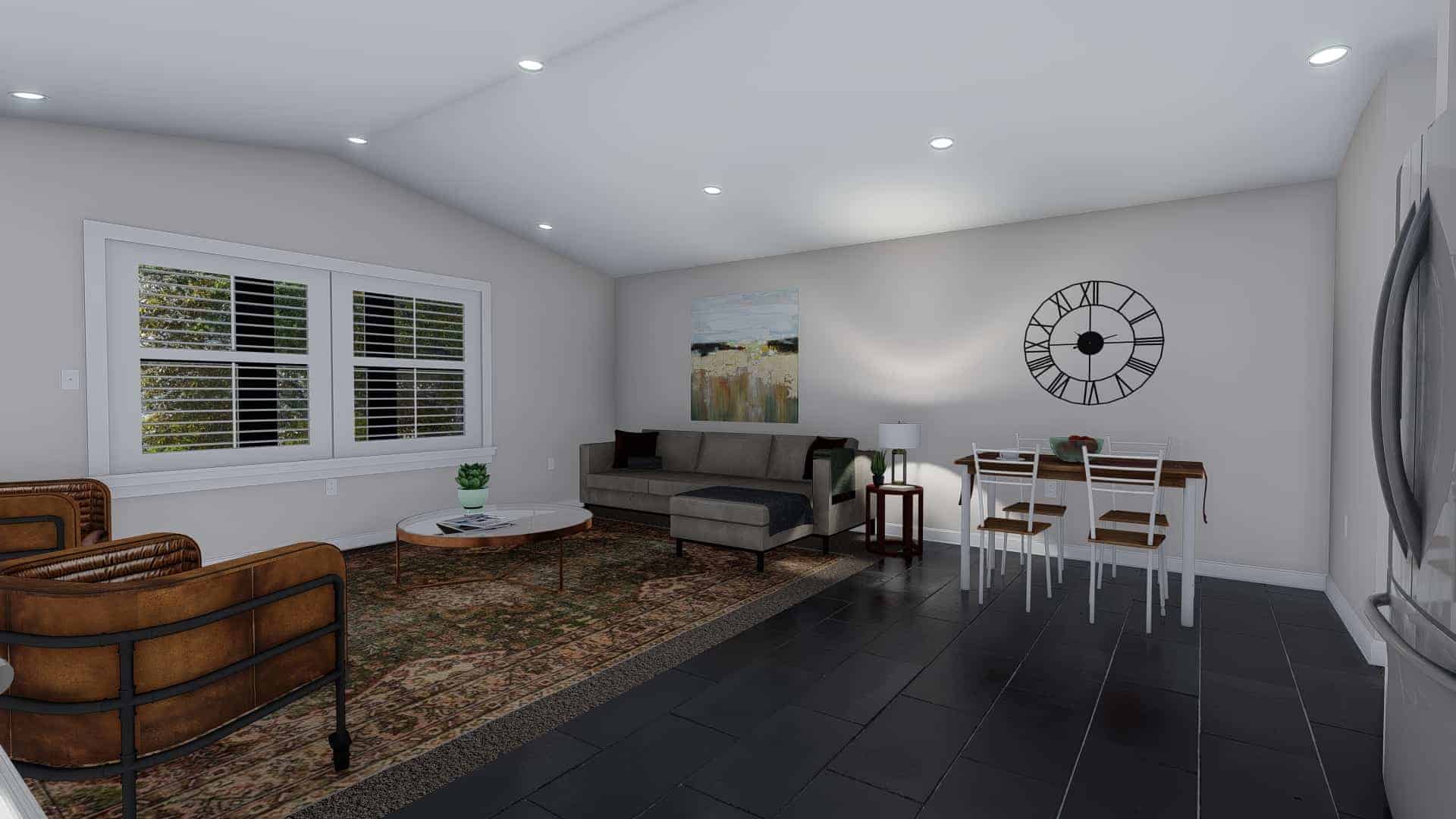 Great Room of this 1-Bedroom,2640 Sq Ft Plan -187-1188