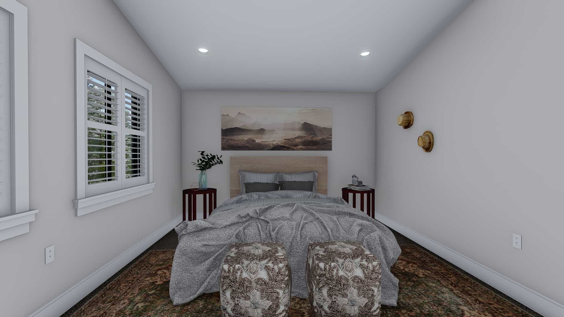 Bedroom of this 1-Bedroom,2640 Sq Ft Plan -187-1188