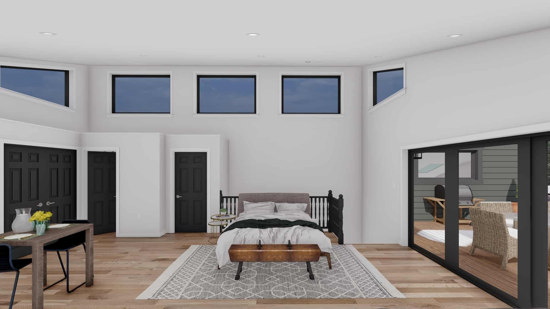 Bedroom of this 1-Bedroom,2597 Sq Ft Plan -187-1189
