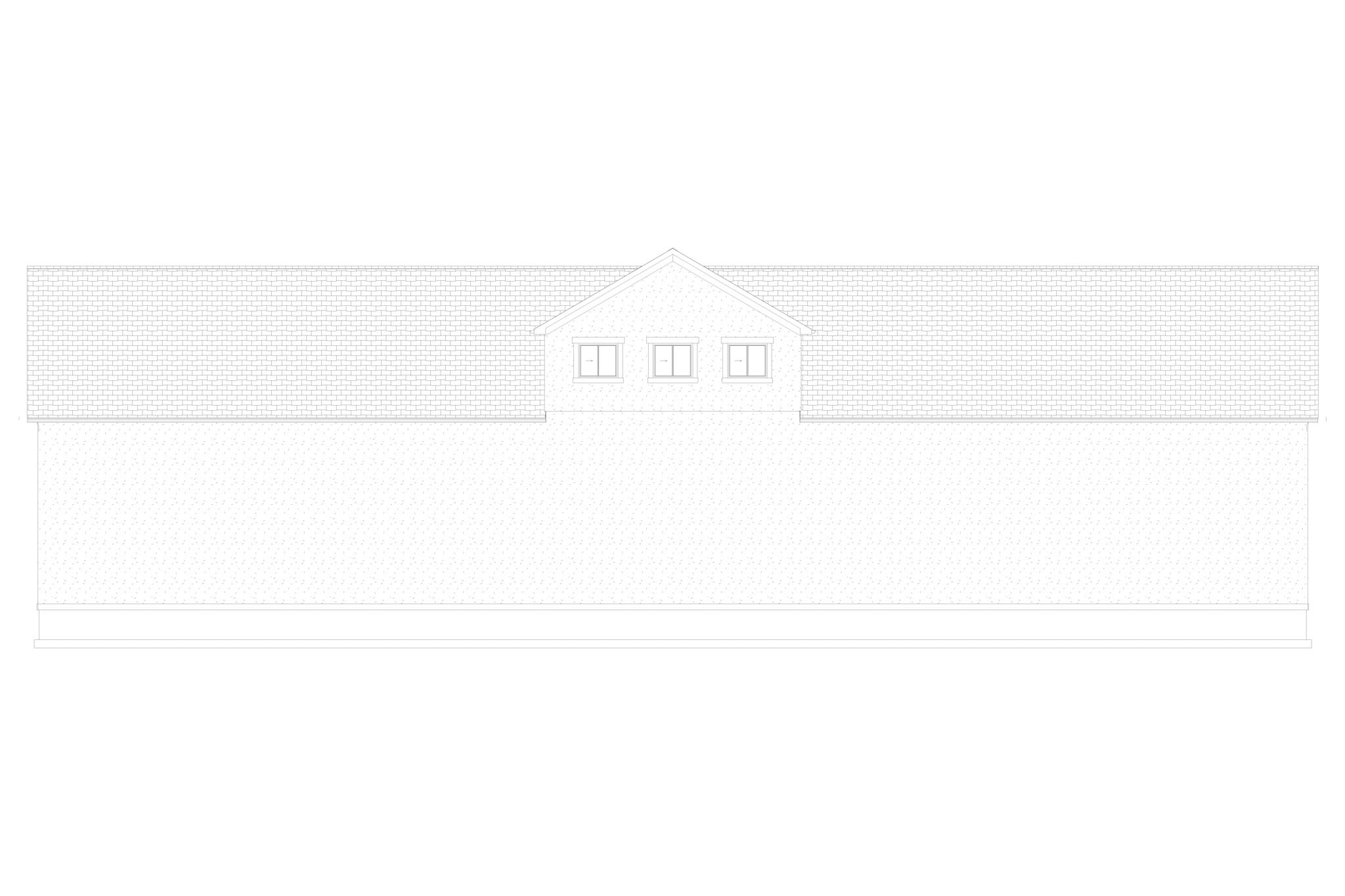 Home Plan Rear Elevation of this 3-Bedroom,10240 Sq Ft Plan -187-1190