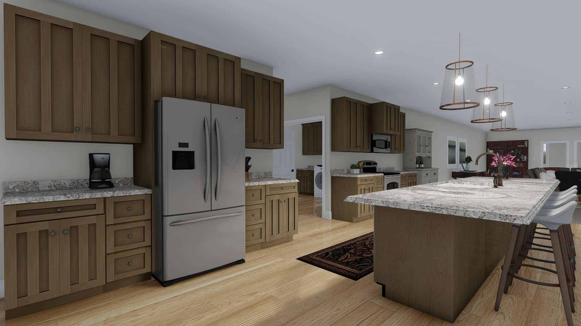 Kitchen of this 3-Bedroom,10240 Sq Ft Plan -187-1190