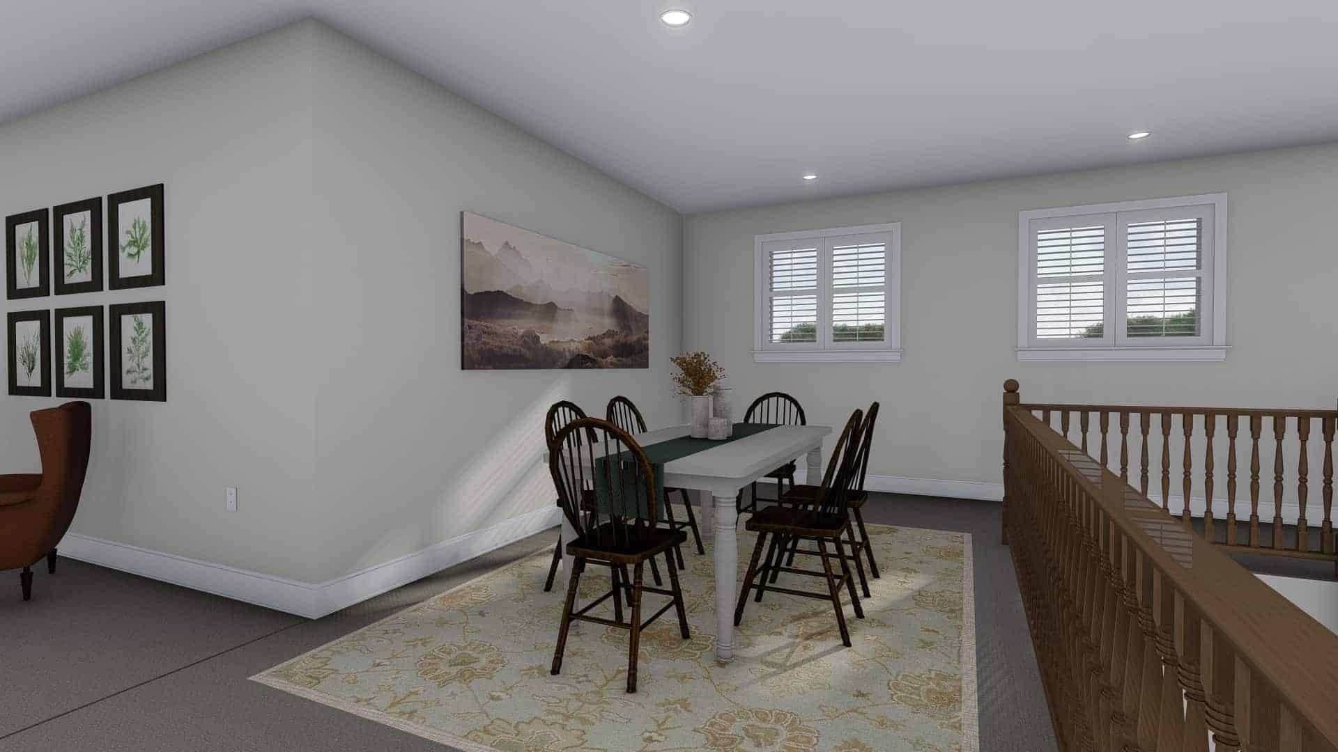Dining Room of this 3-Bedroom,10240 Sq Ft Plan -187-1190