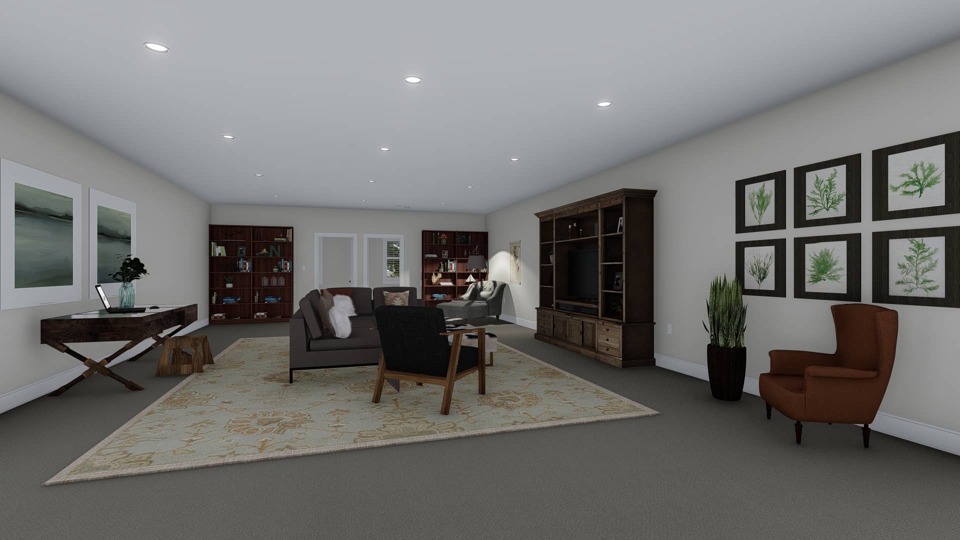 Family Room of this 3-Bedroom,10240 Sq Ft Plan -187-1190