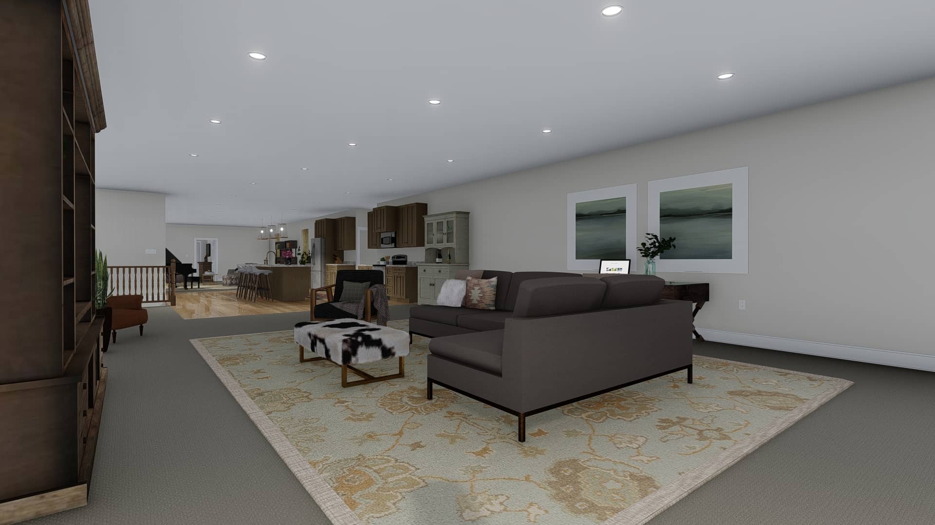Family Room of this 3-Bedroom,10240 Sq Ft Plan -187-1190