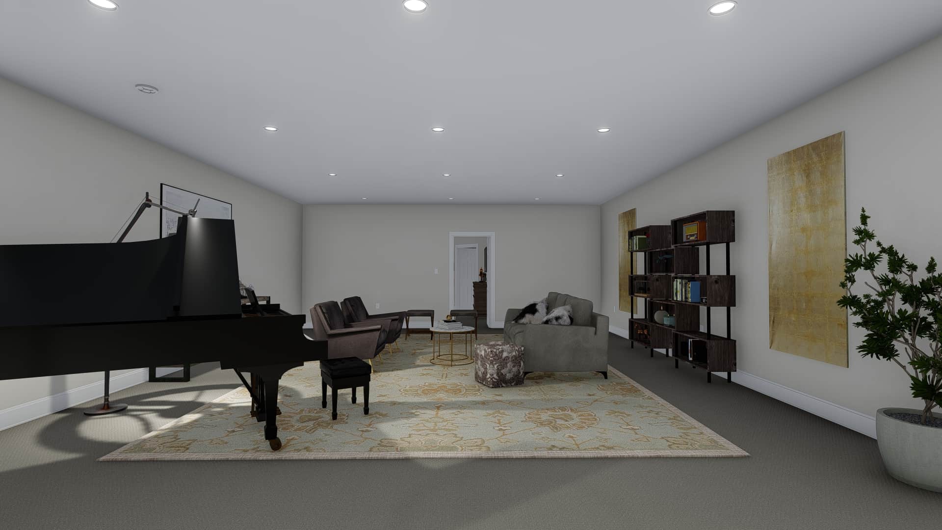 Sitting Room of this 3-Bedroom,10240 Sq Ft Plan -187-1190