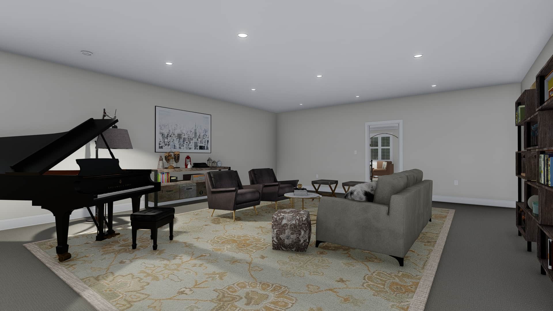 Sitting Room of this 3-Bedroom,10240 Sq Ft Plan -187-1190