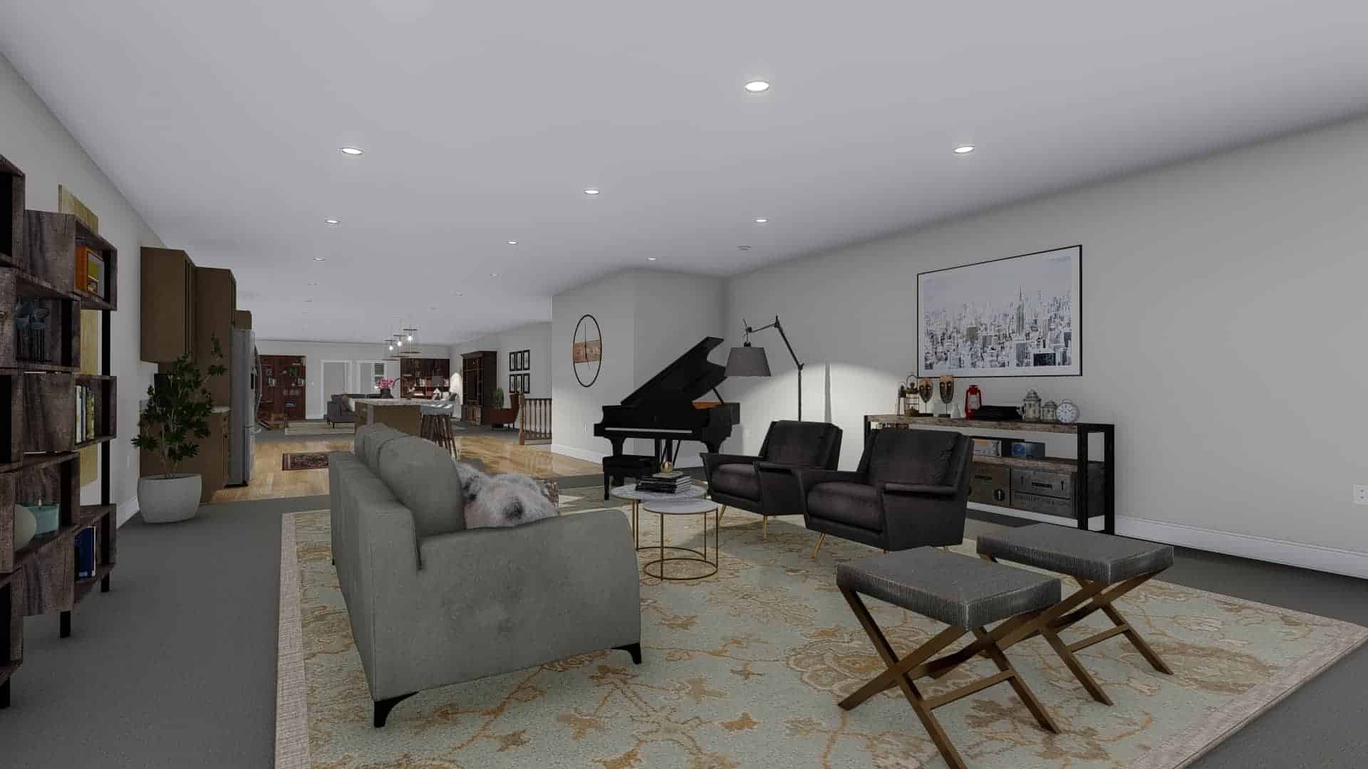Sitting Room of this 3-Bedroom,10240 Sq Ft Plan -187-1190