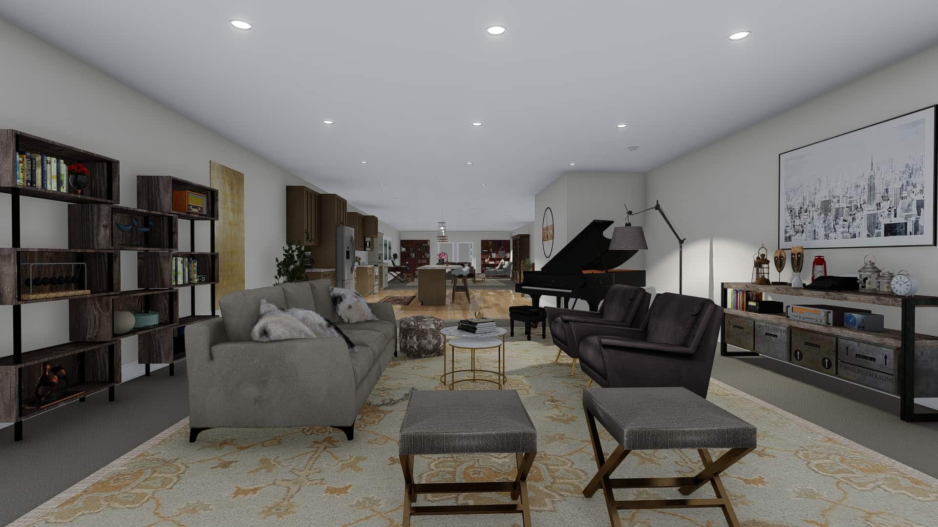Sitting Room of this 3-Bedroom,10240 Sq Ft Plan -187-1190