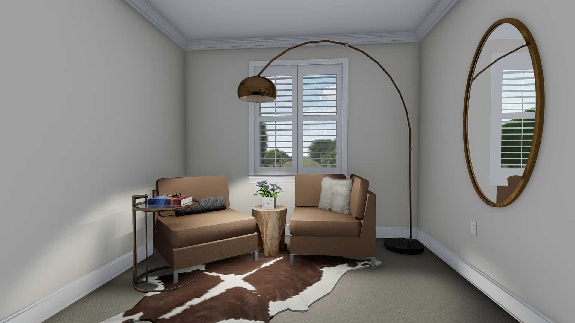Master Bedroom: Sitting Area of this 3-Bedroom,10240 Sq Ft Plan -187-1190